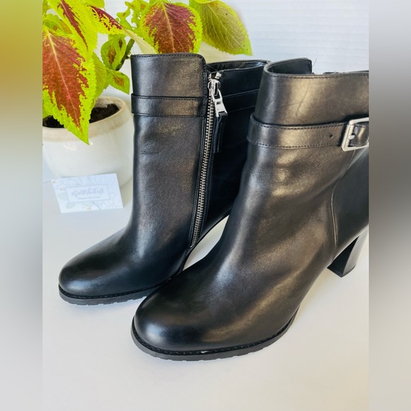 LAUREN RALPH LAUREN Ankle Boot “Carole” Buckle Straps “RLL” Designer Zipper - Picture 8 of 15
